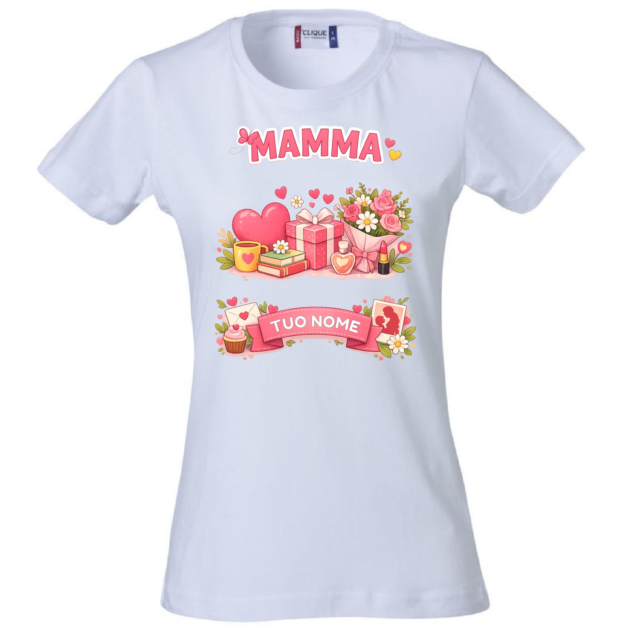 T-Shirt Donna Festa Della Mamma ,  Personalizzabile – Idea regalo – PS 28870-031
