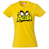 T-Shirt Donna ACDA Acida – Idea regalo – Personalizzabile Con Nom e Sulla Schiena PS 28870-033