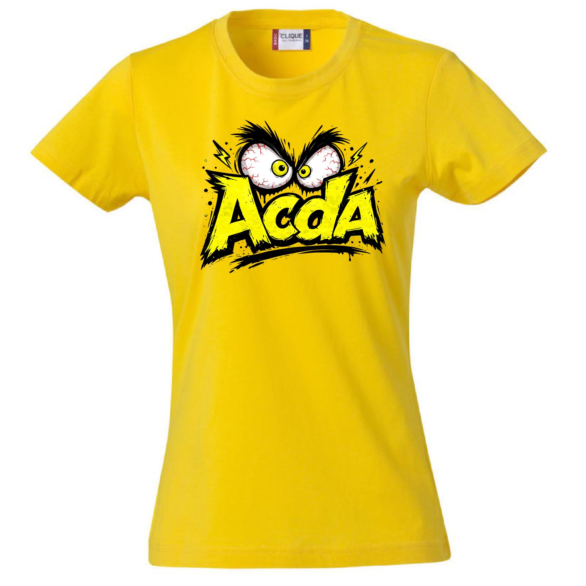T-Shirt Donna ACDA Acida – Idea regalo – Personalizzabile Con Nom e Sulla Schiena PS 28870-033