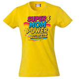 T-Shirt Donna Super Mom Power Anni 80– Idea Regalo Festa della Mamma – PS 28870-027