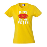 T-Shirt Donna “Kiss Se Ne Fotte” – Maglietta Divertente in Cotone – PS 28870-023