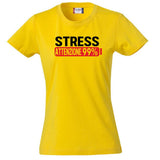 T-Shirt Donna Stress Attenzione 99%  – Idea Regalo per Mamma, Zia, Nonna o Amica – PS 28870-002