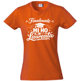 T-Shirt Donna Laurea "Mi ho Laureata" Personalizzabile – Idea regalo – PS 28870-029