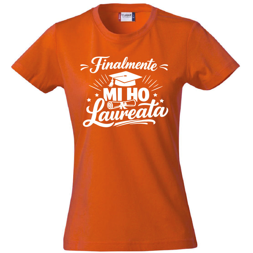 T-Shirt Donna Laurea "Mi ho Laureata" Personalizzabile – Idea regalo – PS 28870-029