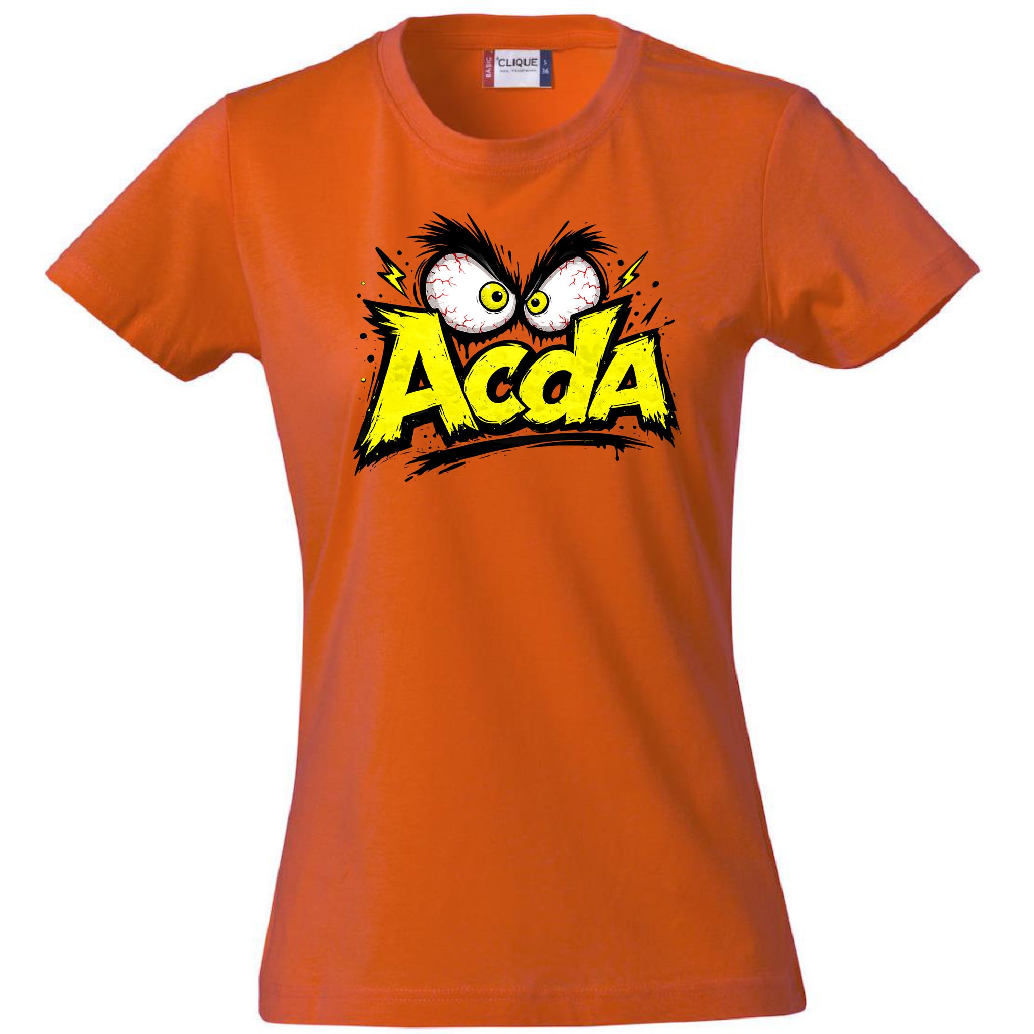 T-Shirt Donna ACDA Acida – Idea regalo – Personalizzabile Con Nom e Sulla Schiena PS 28870-033