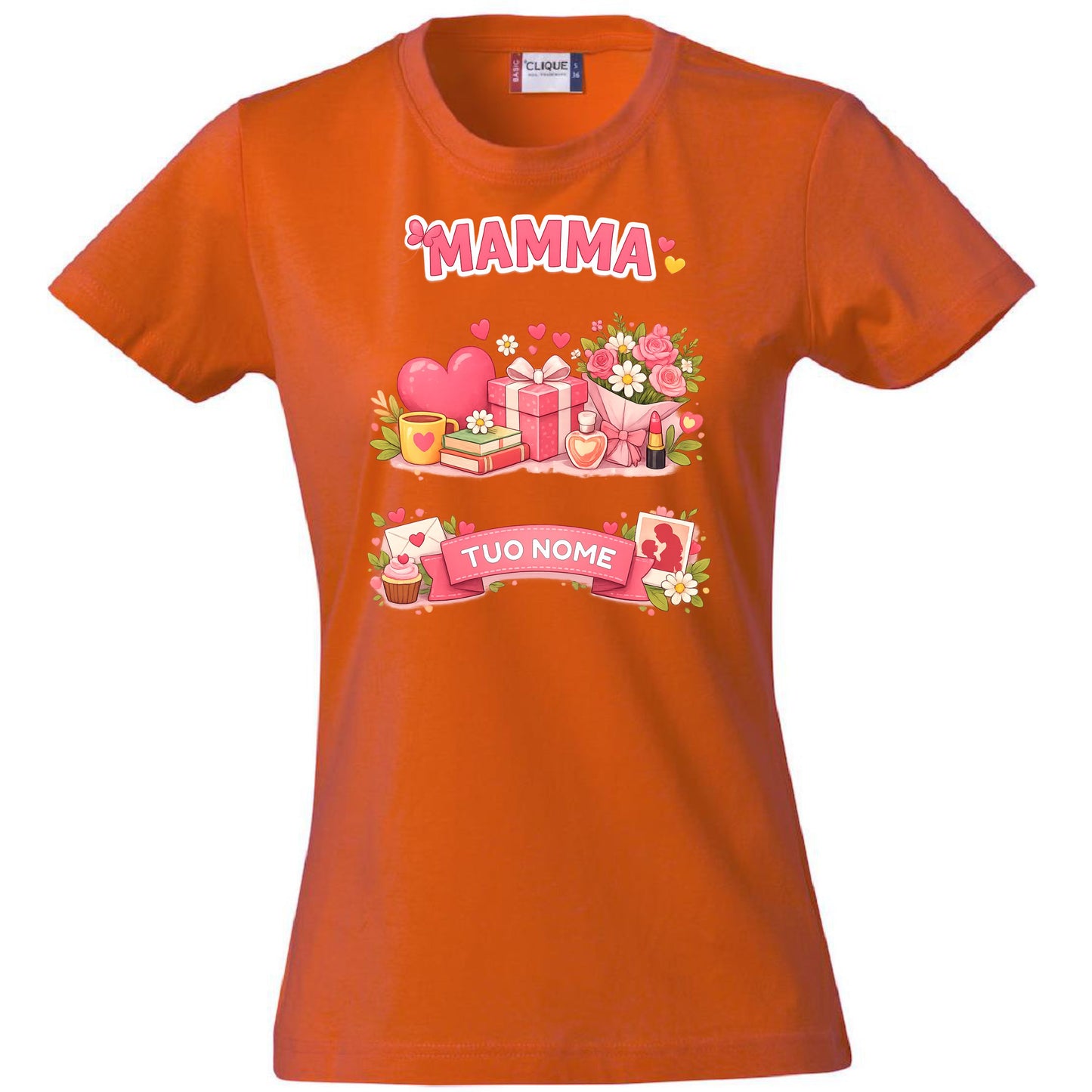 T-Shirt Donna Festa Della Mamma ,  Personalizzabile – Idea regalo – PS 28870-031