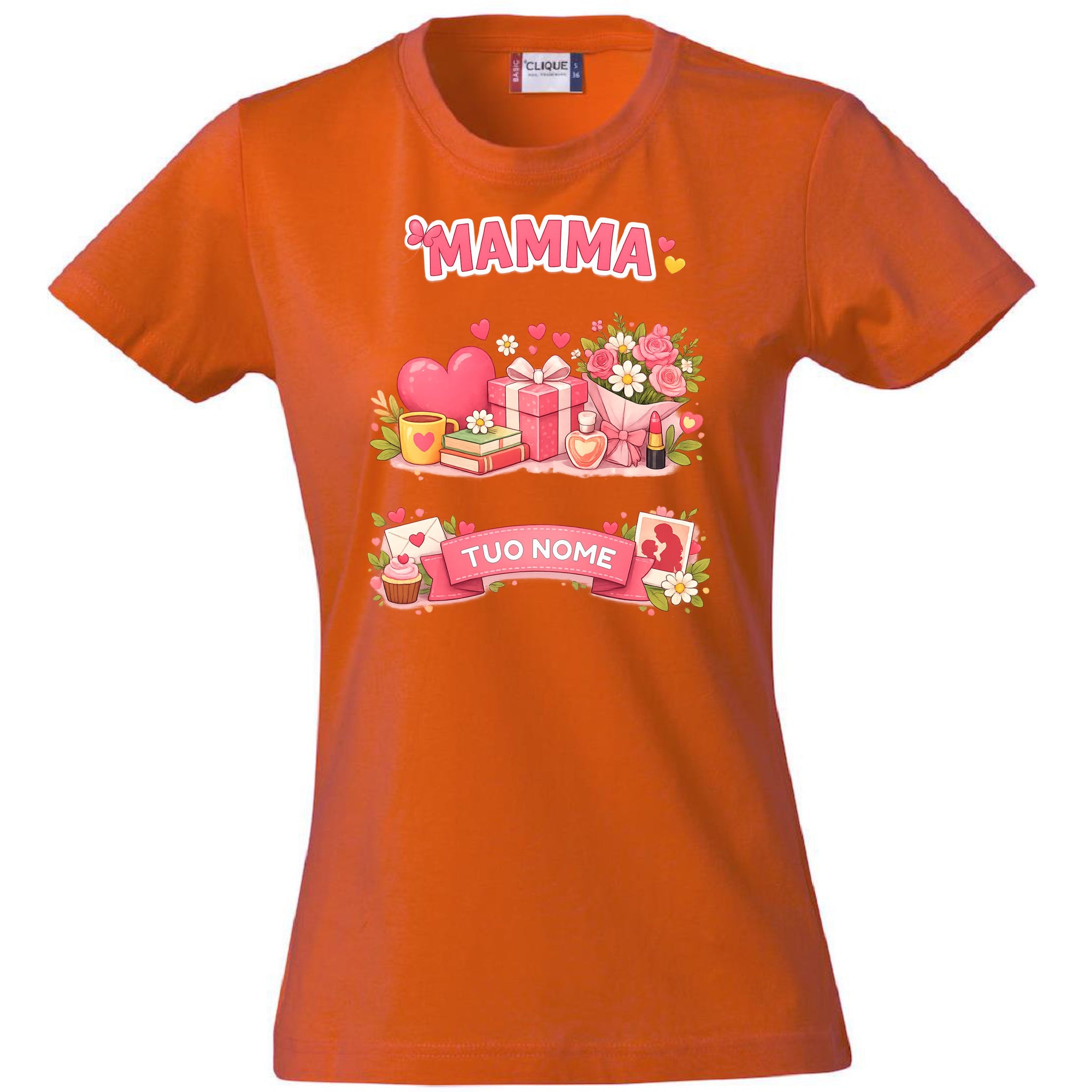 T-Shirt Donna Festa Della Mamma ,  Personalizzabile – Idea regalo – PS 28870-031