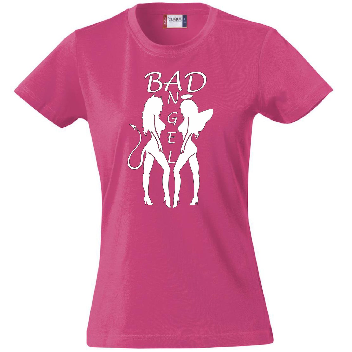 T-Shirt Donna “Bad Angel” Maglietta Manica Corta – PS 28870-006-BS