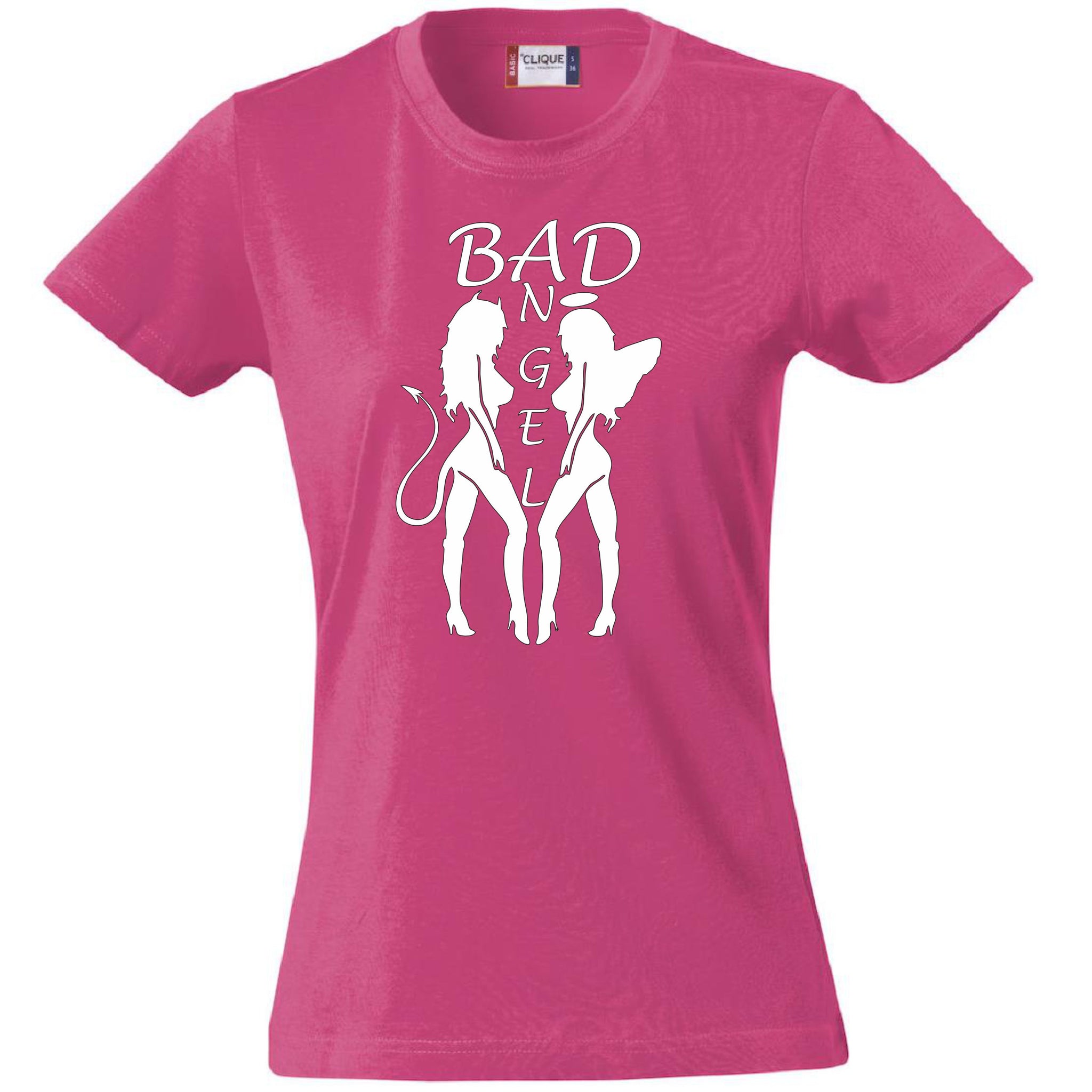 T-Shirt Donna “Bad Angel” Maglietta Manica Corta – PS 28870-006-BS