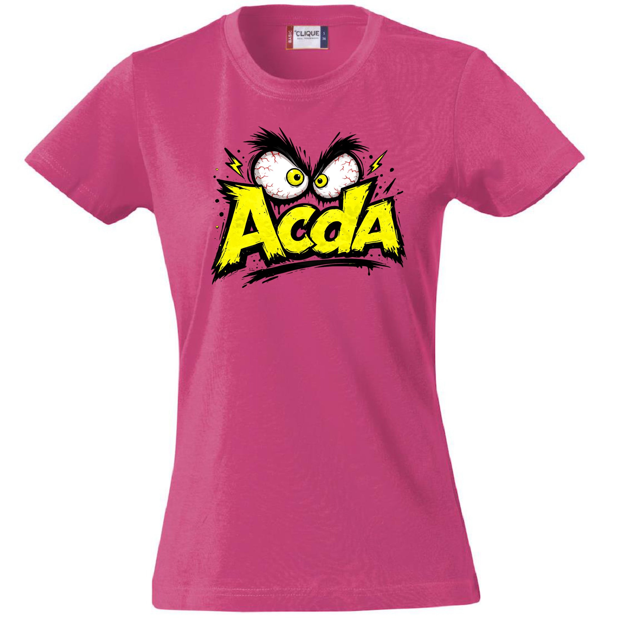 T-Shirt Donna ACDA Acida – Idea regalo – Personalizzabile Con Nom e Sulla Schiena PS 28870-033