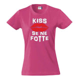 T-Shirt Donna “Kiss Se Ne Fotte” – Maglietta Divertente in Cotone – PS 28870-023
