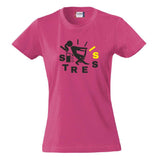 T-Shirt “Pieno di Stress” – Maglietta Simpatica Manica Corta – PS 28870-A019