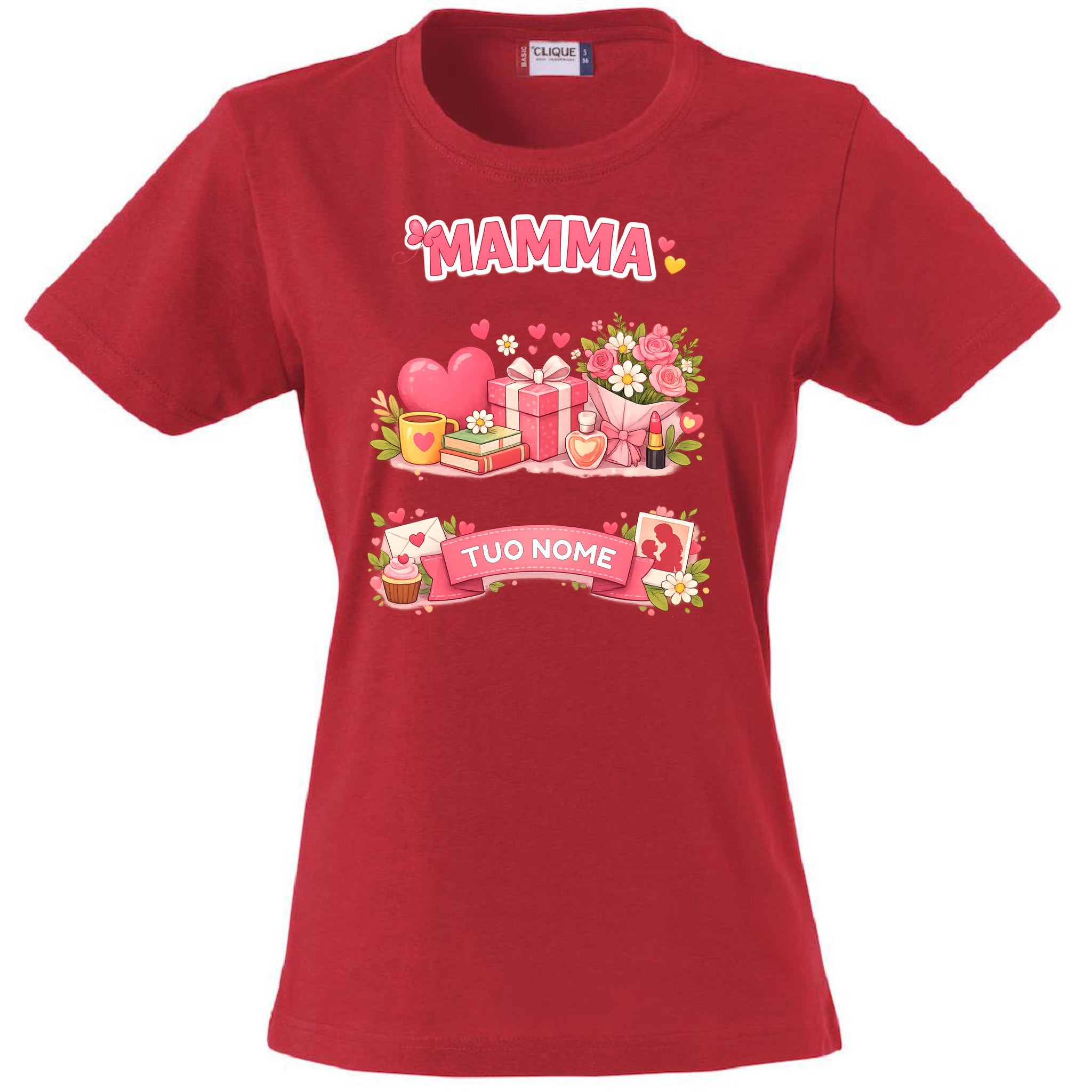 T-Shirt Donna Festa Della Mamma ,  Personalizzabile – Idea regalo – PS 28870-031
