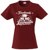 T-Shirt Donna Laurea "Mi ho Laureata" Personalizzabile – Idea regalo – PS 28870-029