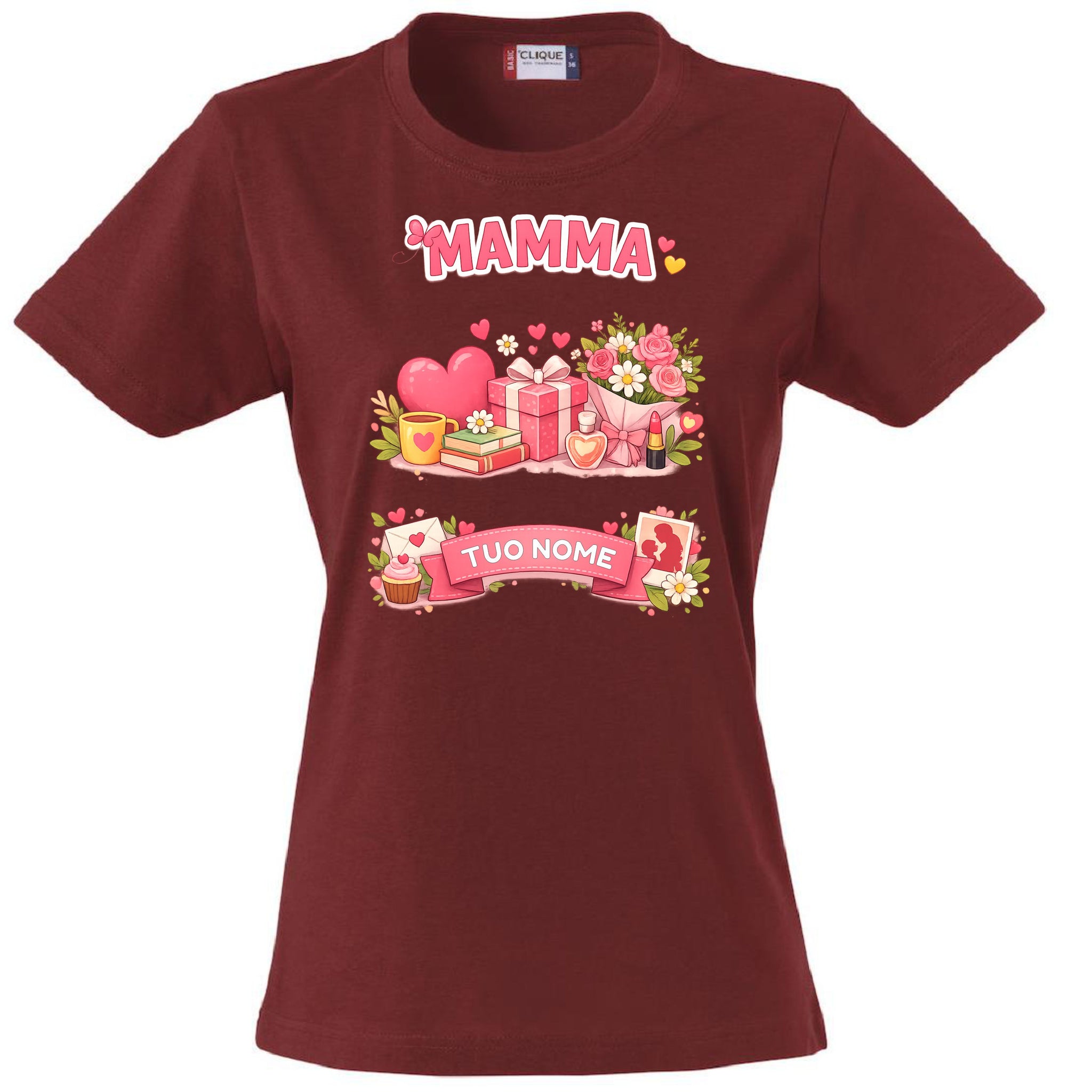 T-Shirt Donna Festa Della Mamma ,  Personalizzabile – Idea regalo – PS 28870-031