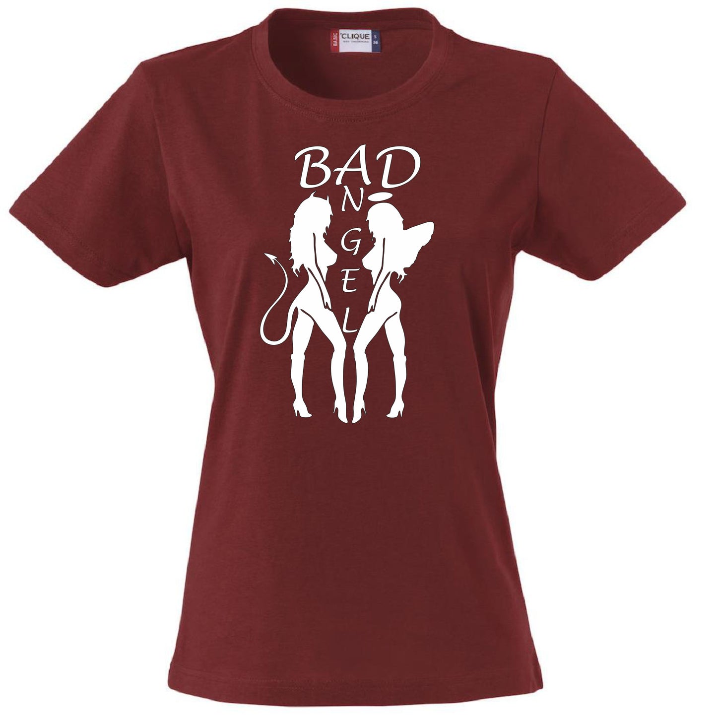 T-Shirt Donna “Bad Angel” Maglietta Manica Corta – PS 28870-006-BS