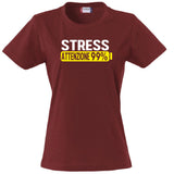 T-Shirt Donna Stress Attenzione 99%  – Idea Regalo per Mamma, Zia, Nonna o Amica – PS 28870-002