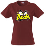 T-Shirt Donna ACDA Acida – Idea regalo – Personalizzabile Con Nom e Sulla Schiena PS 28870-033