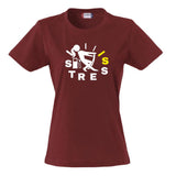 T-Shirt “Pieno di Stress” – Maglietta Simpatica Manica Corta – PS 28870-A019