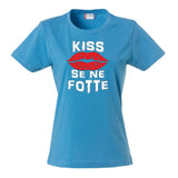 T-Shirt Donna “Kiss Se Ne Fotte” – Maglietta Divertente in Cotone – PS 28870-023