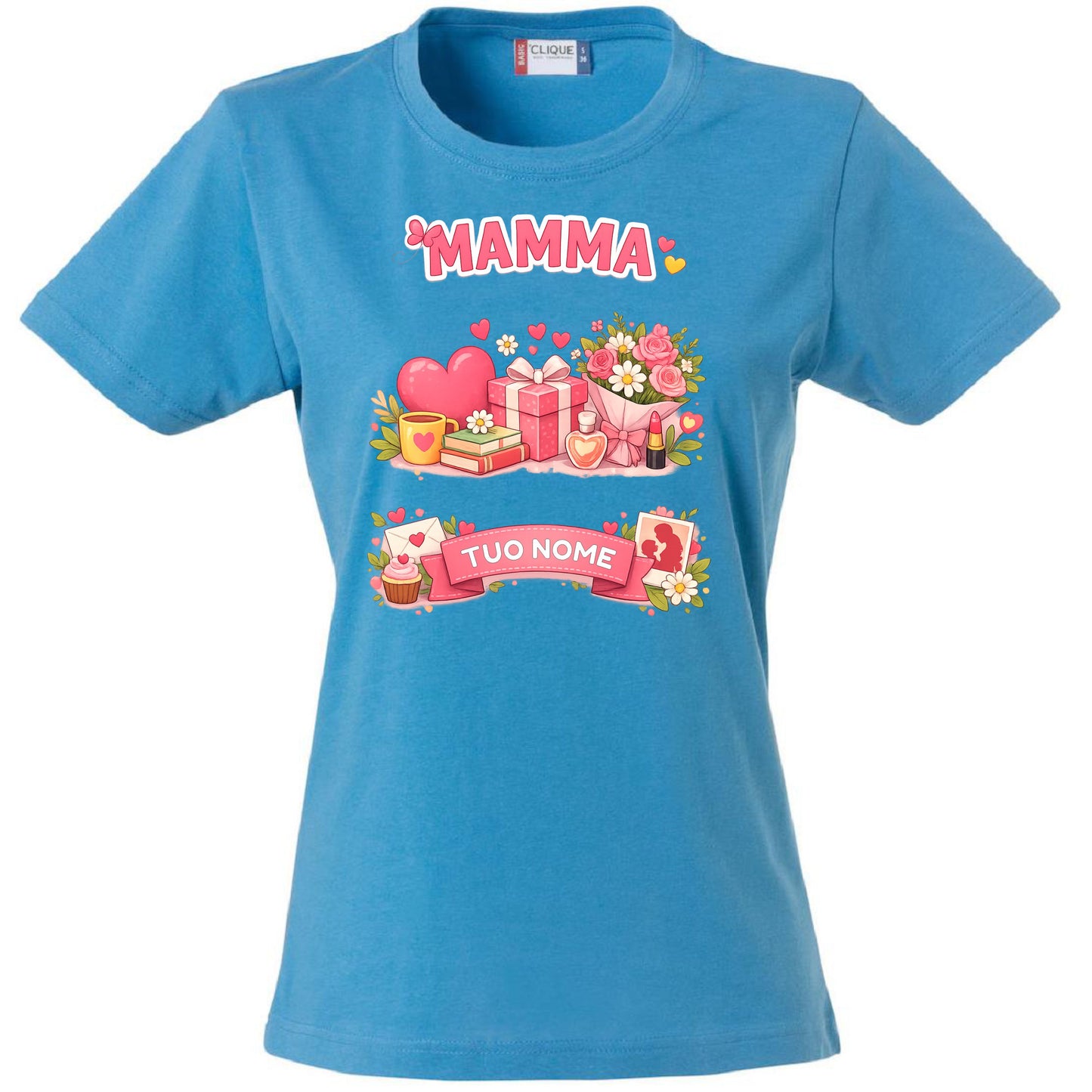 T-Shirt Donna Festa Della Mamma ,  Personalizzabile – Idea regalo – PS 28870-031