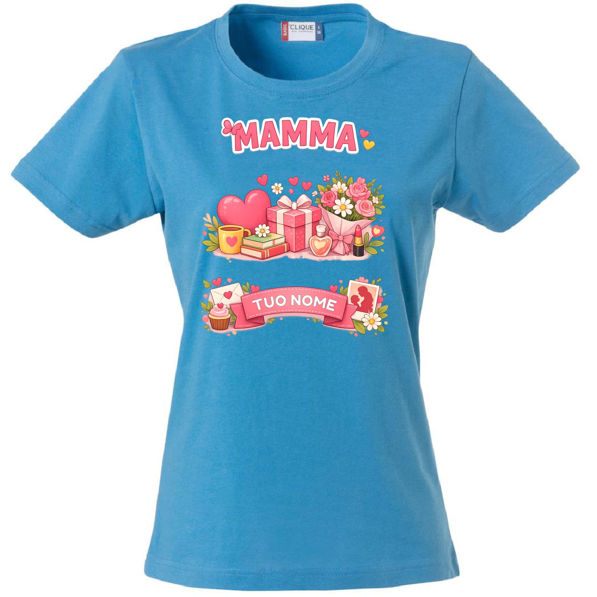 T-Shirt Donna Festa Della Mamma ,  Personalizzabile – Idea regalo – PS 28870-031