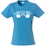 T-Shirt Donna “Don’t Touch” Maglietta Aderente Maniche Corte – PS 28870-008