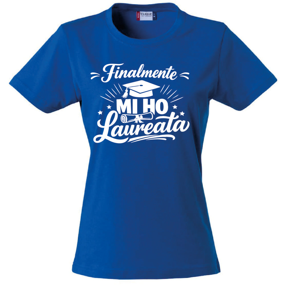 T-Shirt Donna Laurea "Mi ho Laureata" Personalizzabile – Idea regalo – PS 28870-029