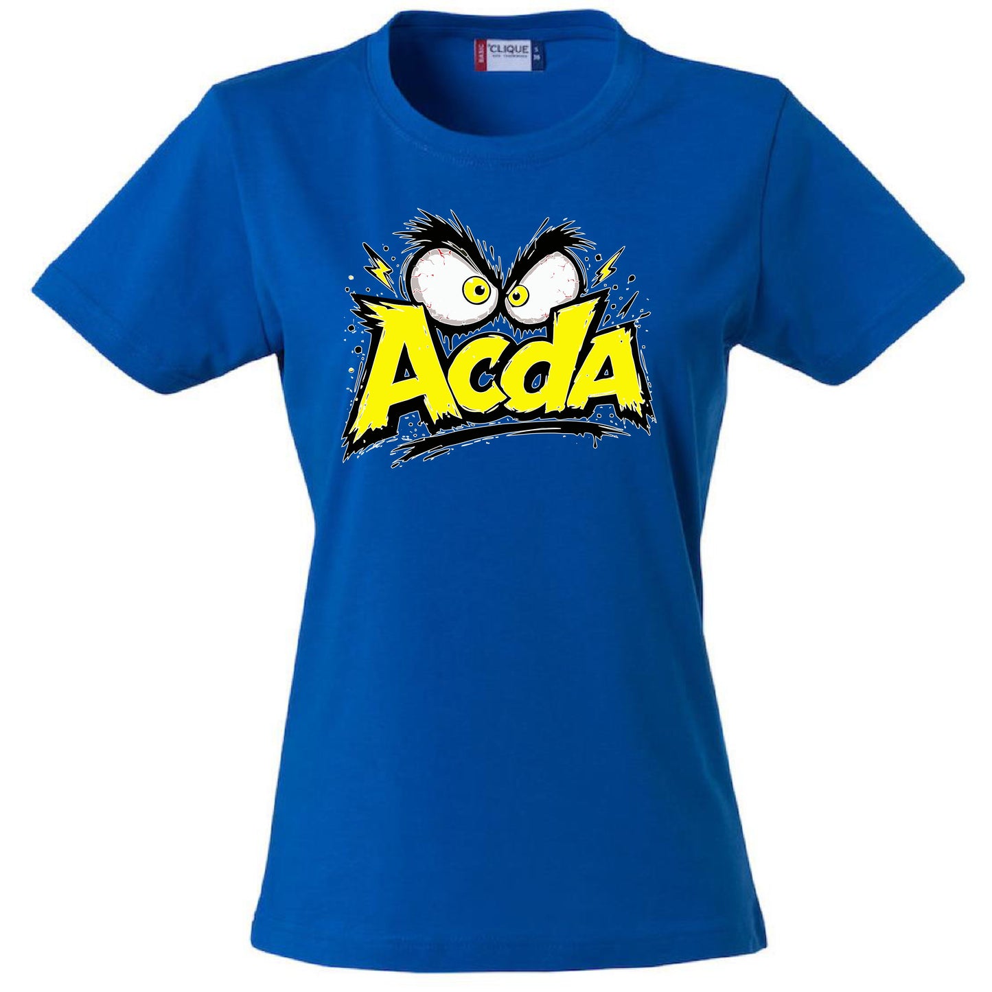 T-Shirt Donna ACDA Acida – Idea regalo – Personalizzabile Con Nom e Sulla Schiena PS 28870-033