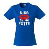 T-Shirt Donna “Kiss Se Ne Fotte” – Maglietta Divertente in Cotone – PS 28870-023