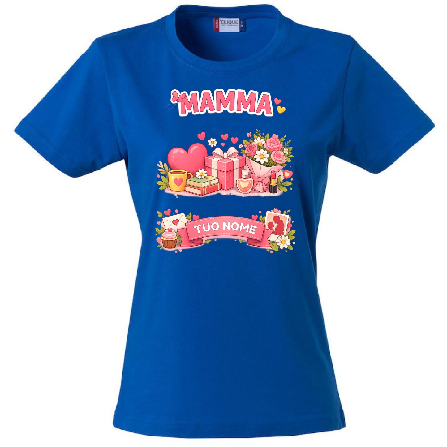 T-Shirt Donna Festa Della Mamma ,  Personalizzabile – Idea regalo – PS 28870-031