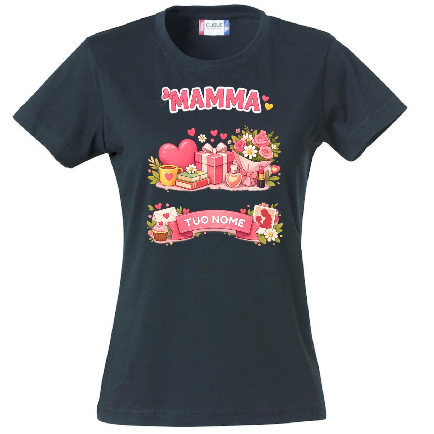T-Shirt Donna Festa Della Mamma ,  Personalizzabile – Idea regalo – PS 28870-031