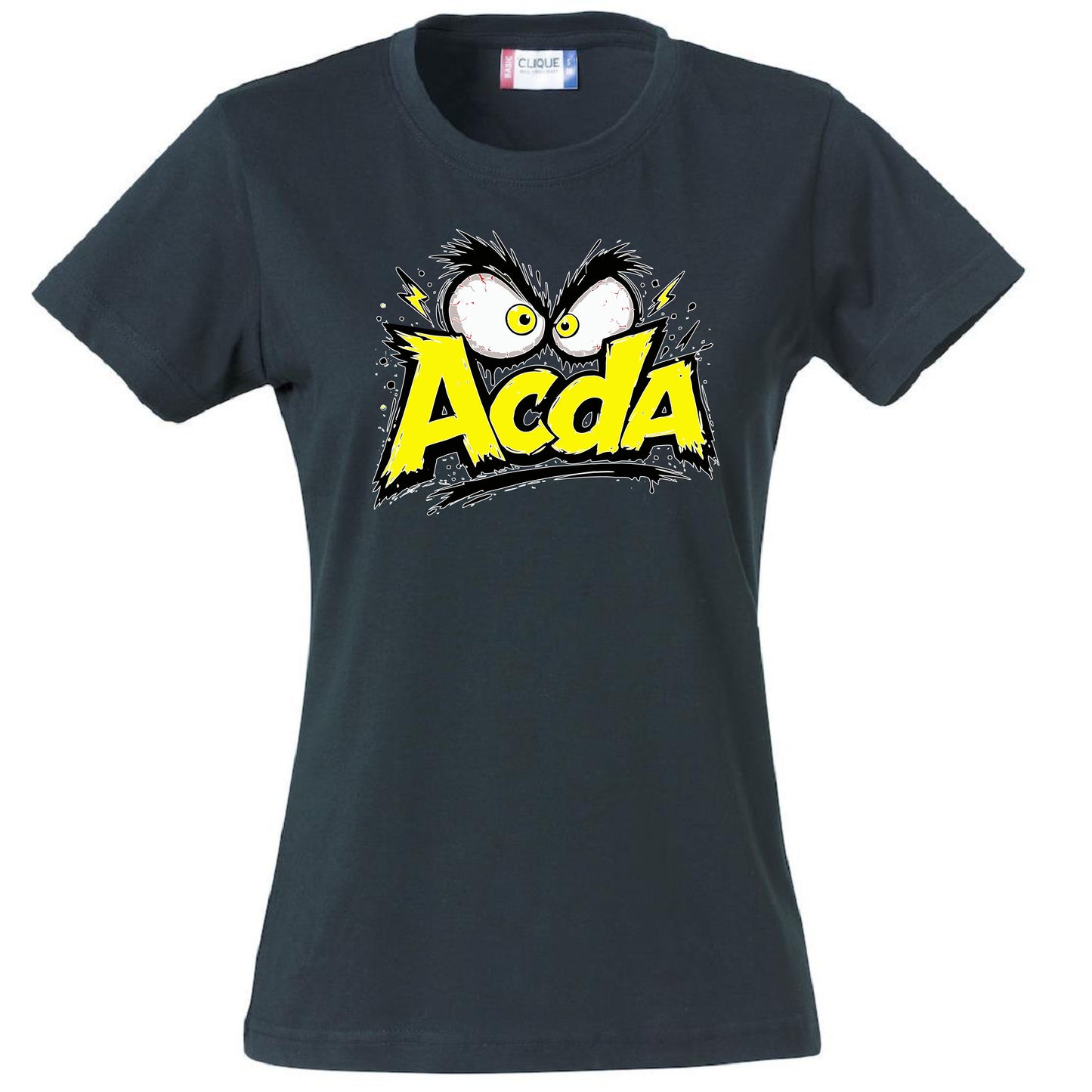 T-Shirt Donna ACDA Acida – Idea regalo – Personalizzabile Con Nom e Sulla Schiena PS 28870-033