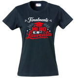 T-Shirt Donna Laurea "Mi ho Laureata" Personalizzabile – Idea regalo – PS 28870-029