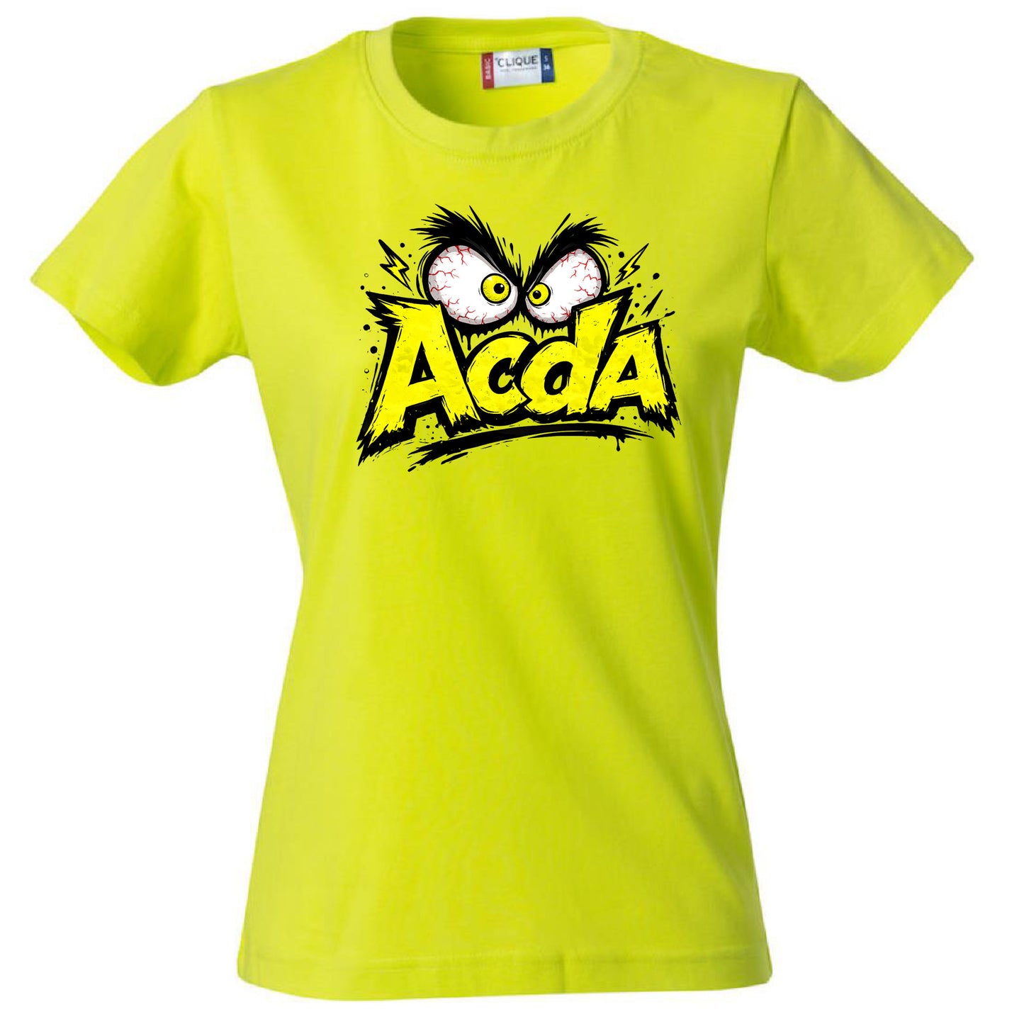 T-Shirt Donna ACDA Acida – Idea regalo – Personalizzabile Con Nom e Sulla Schiena PS 28870-033