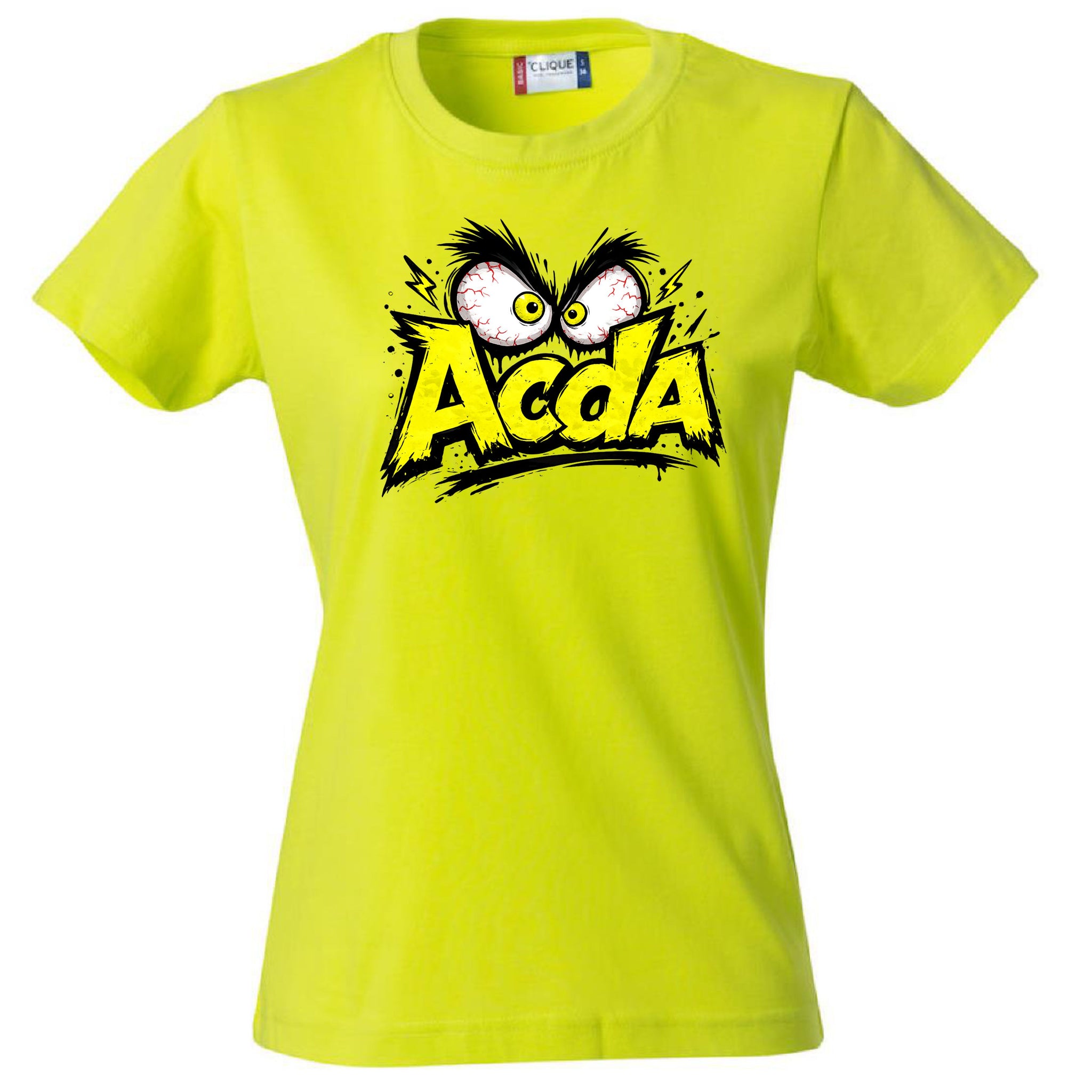 T-Shirt Donna ACDA Acida – Idea regalo – Personalizzabile Con Nom e Sulla Schiena PS 28870-033