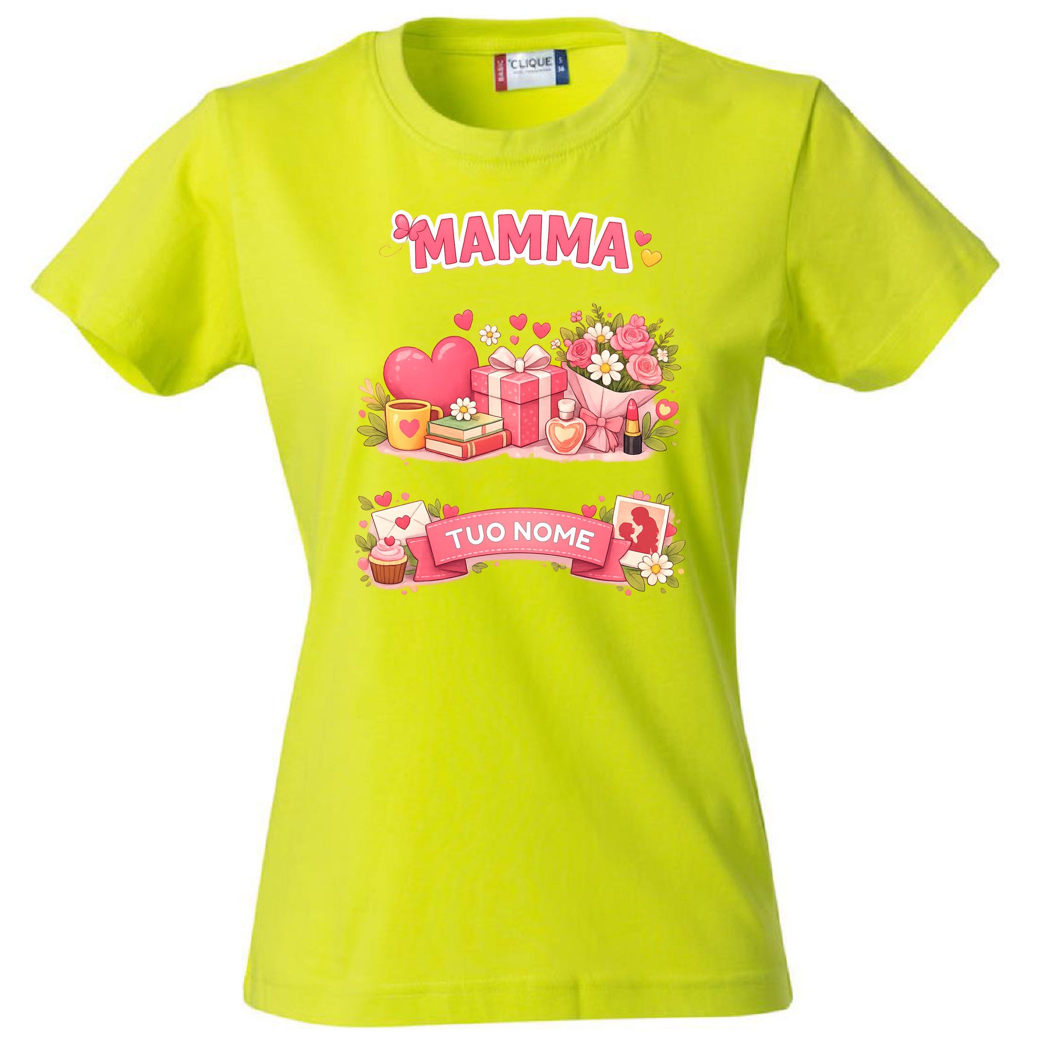 T-Shirt Donna Festa Della Mamma ,  Personalizzabile – Idea regalo – PS 28870-031