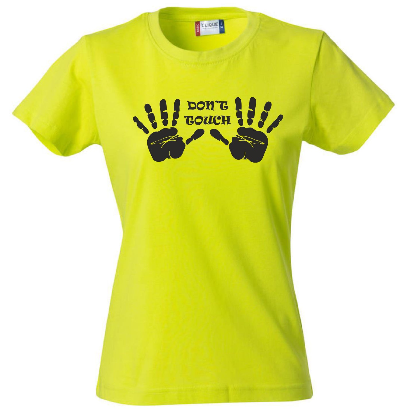 T-Shirt Donna “Don’t Touch” Maglietta Aderente Maniche Corte – PS 28870-008