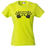 T-Shirt Donna “Don’t Touch” Maglietta Aderente Maniche Corte – PS 28870-008