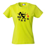T-Shirt “Pieno di Stress” – Maglietta Simpatica Manica Corta – PS 28870-A019