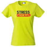 T-Shirt Donna Stress Attenzione 99%  – Idea Regalo per Mamma, Zia, Nonna o Amica – PS 28870-002