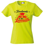 T-Shirt Donna Laurea "Mi ho Laureata" Personalizzabile – Idea regalo – PS 28870-029
