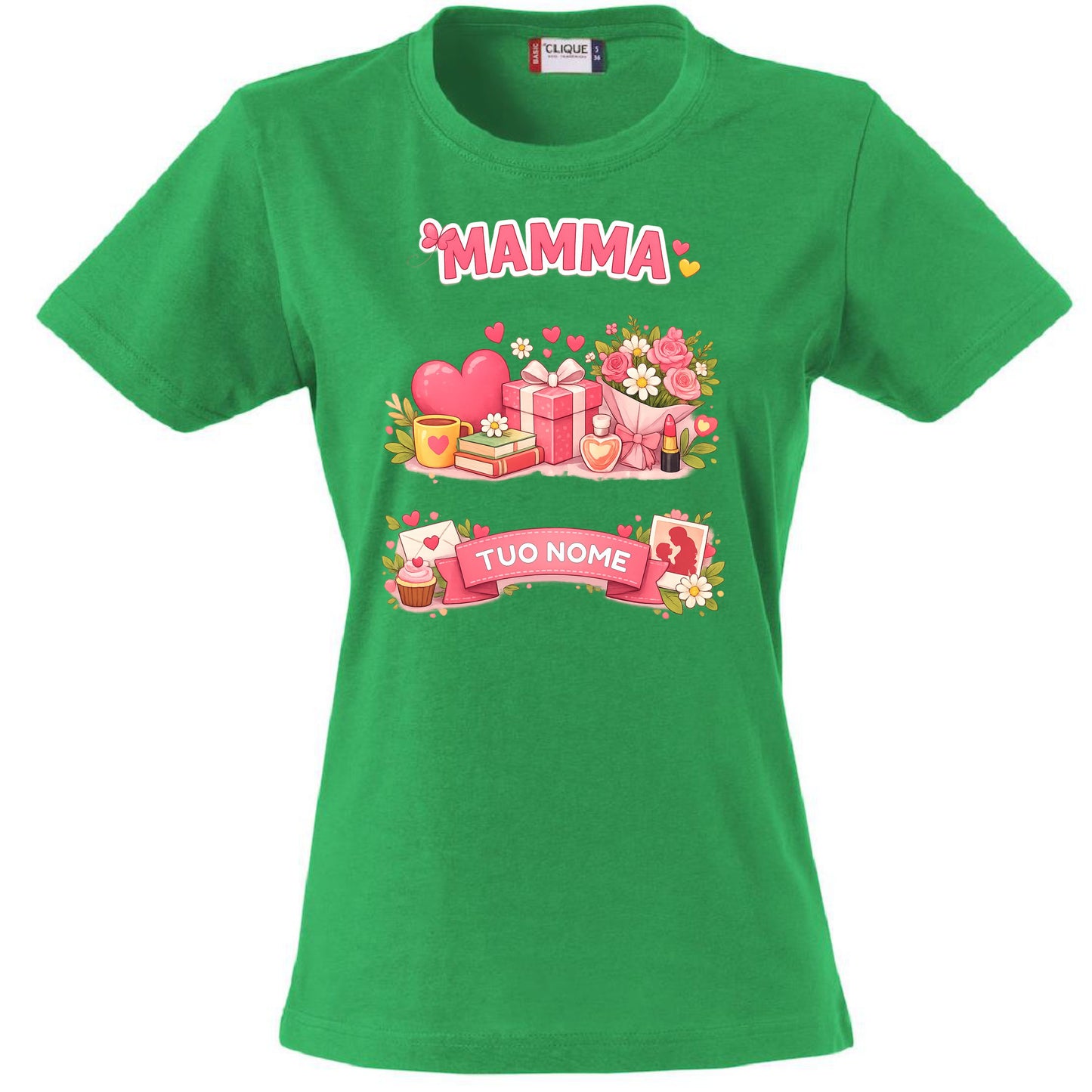T-Shirt Donna Festa Della Mamma ,  Personalizzabile – Idea regalo – PS 28870-031