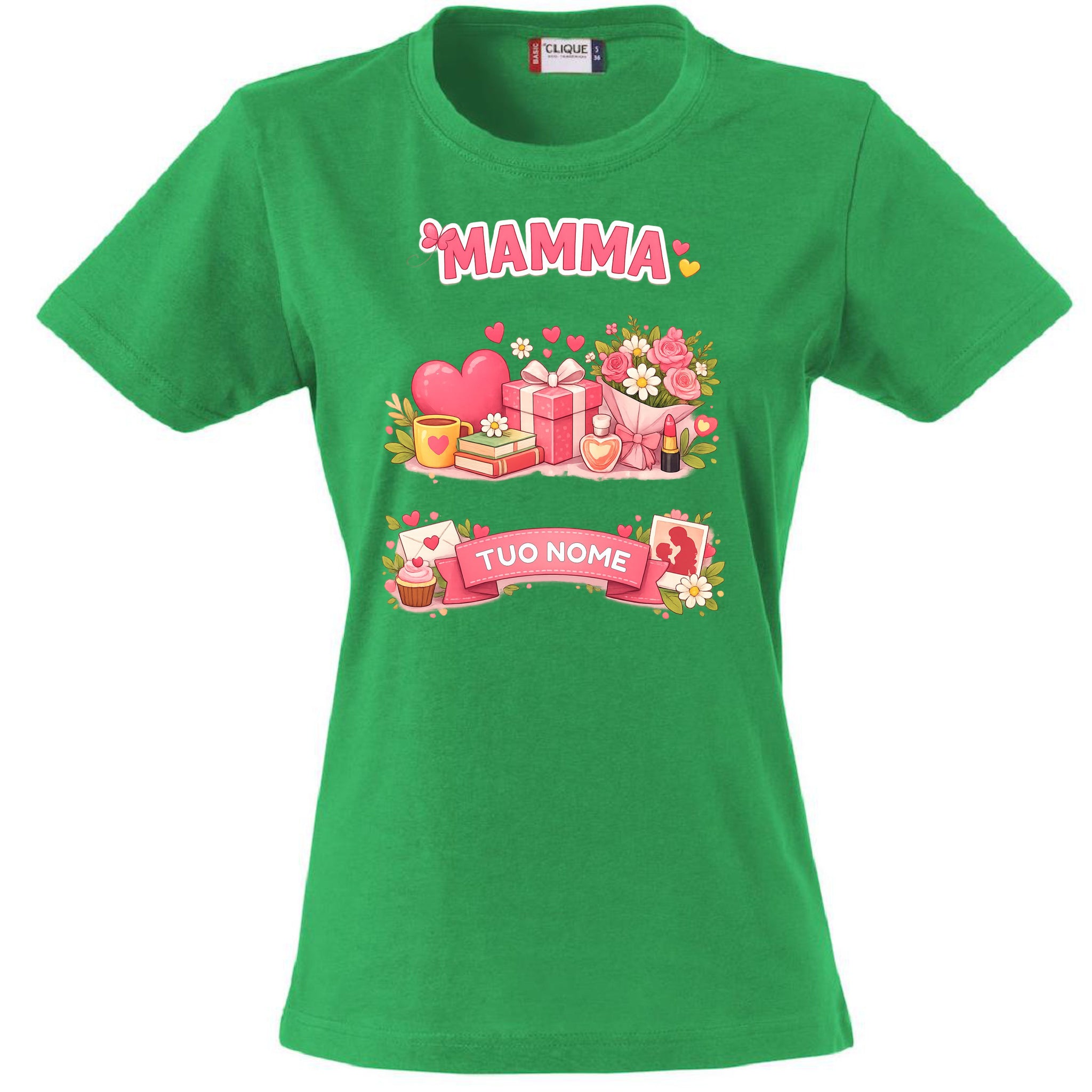 T-Shirt Donna Festa Della Mamma ,  Personalizzabile – Idea regalo – PS 28870-031