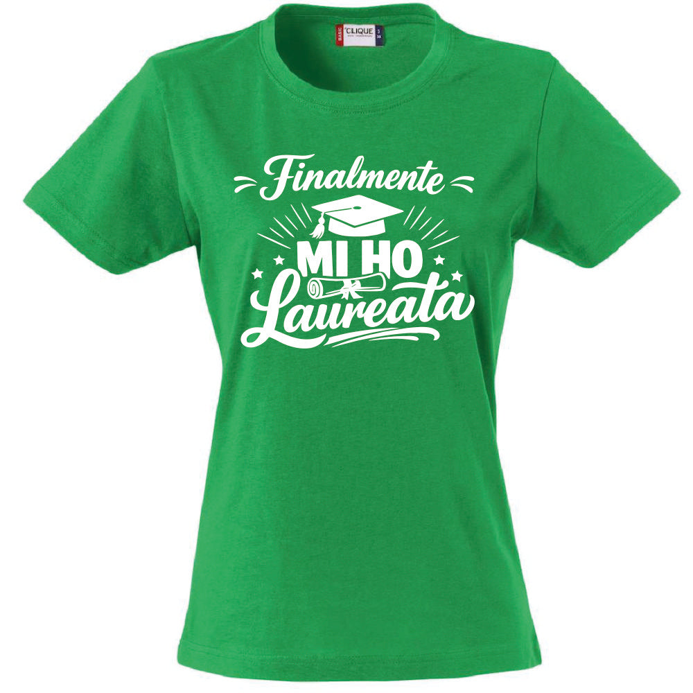 T-Shirt Donna Laurea "Mi ho Laureata" Personalizzabile – Idea regalo – PS 28870-029