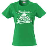 T-Shirt Donna Laurea "Mi ho Laureata" Personalizzabile – Idea regalo – PS 28870-029