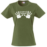 T-Shirt Donna “Don’t Touch” Maglietta Aderente Maniche Corte – PS 28870-008