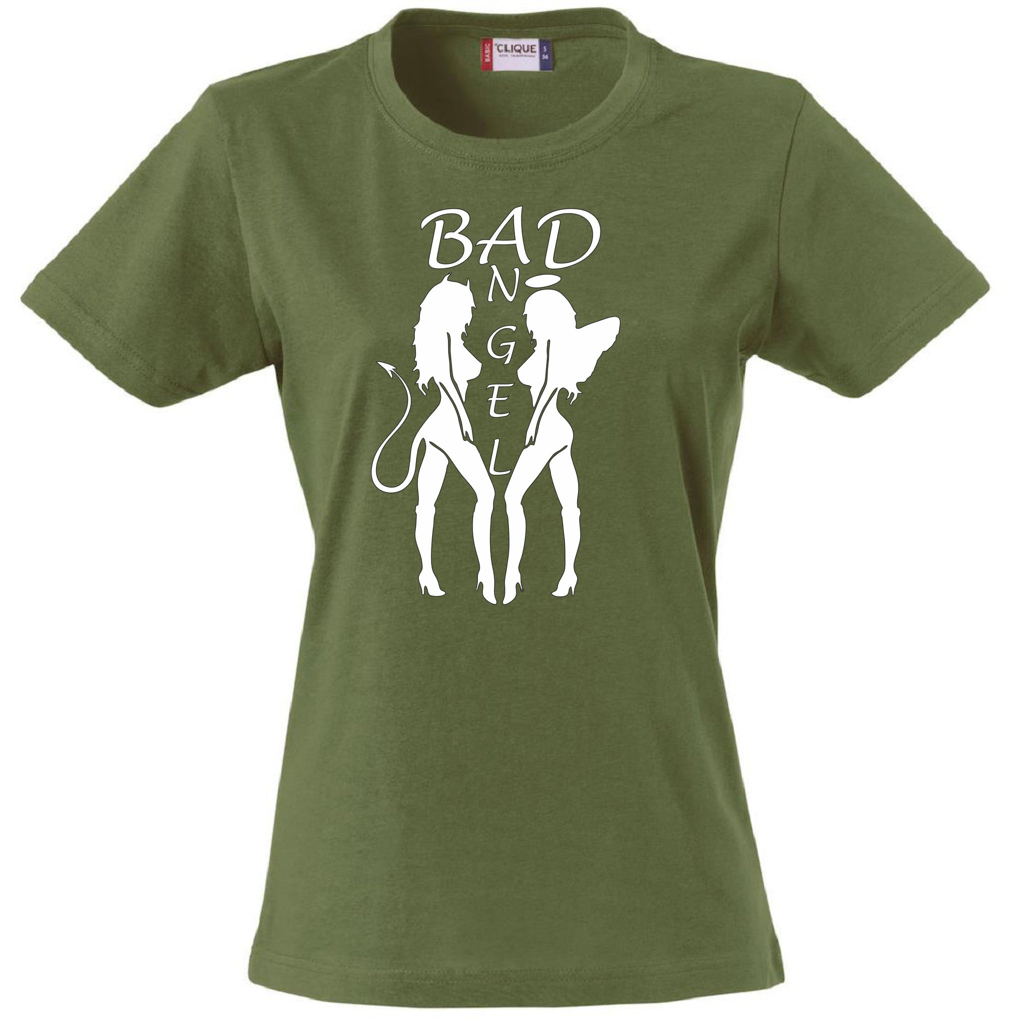 T-Shirt Donna “Bad Angel” Maglietta Manica Corta – PS 28870-006-BS