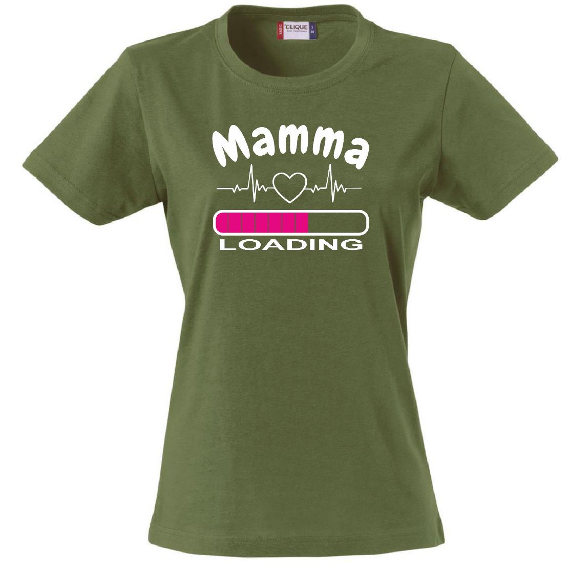 T-Shirt Personalizzabile Donna “Mamma loading...” – Festa della mamma – PS 28870-018