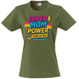 T-Shirt Donna Super Mom Power Anni 80– Idea Regalo Festa della Mamma – PS 28870-027